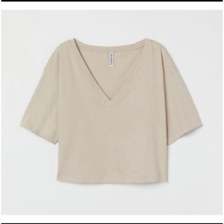 エイチアンドエム(H&M)の新品　H&M クロップドTシャツ(Tシャツ(半袖/袖なし))