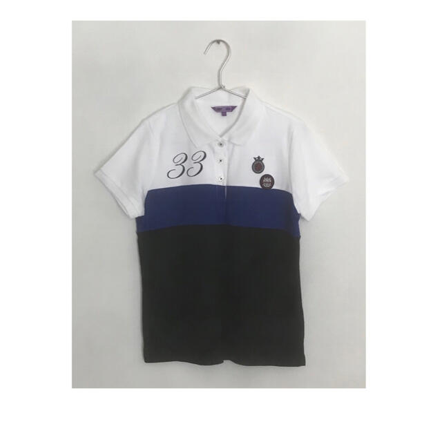 【未使用】BEAMS GOLF レディース トライ バイカラー ポロ タオル地