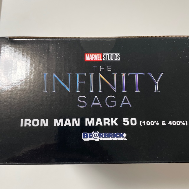 BE@RBRICK(ベアブリック)のBE@RBRICK IRON MAN MARK 50 100％ & 400％ エンタメ/ホビーのフィギュア(アメコミ)の商品写真