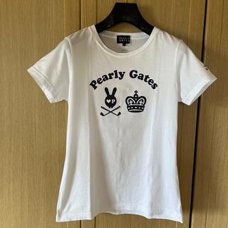 パーリーゲイツ(PEARLY GATES)の③【PEARLY GATES】Tシャツ　ホワイト　１(Tシャツ(半袖/袖なし))