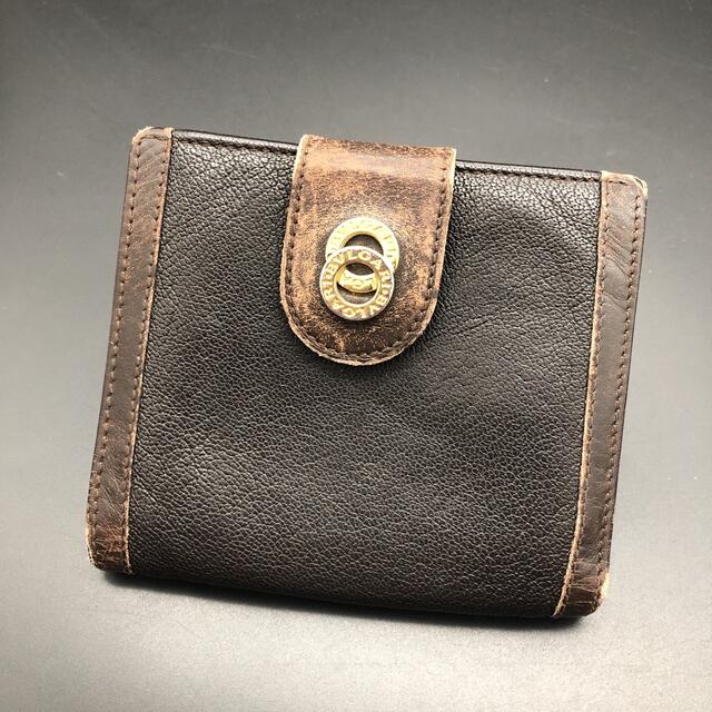 【即決10%OFF】BVLGARI 折り財布　ダブルリング　ドッピオトンド