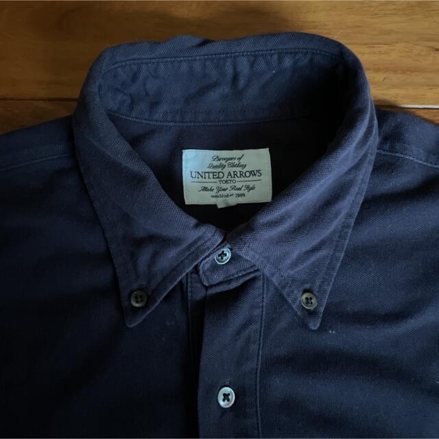 UNITED ARROWS(ユナイテッドアローズ)のUNITED ARROWS ボタンダウンメンズポロシャツ メンズのトップス(ポロシャツ)の商品写真