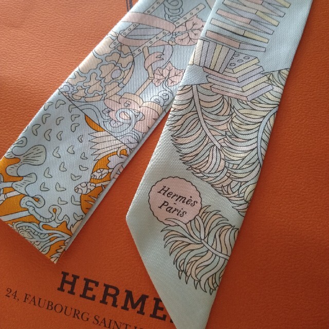 値下げ品】 HERMES ツイリー 2022 ブルー② - winterparksmiles.com