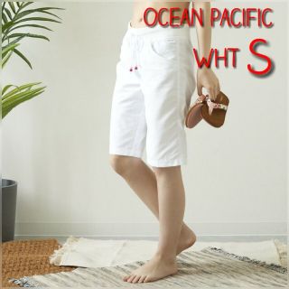 オーシャンパシフィック(OCEAN PACIFIC)の特価！OCEAN PACIFIC ボードショーツ ひざ丈 S WHT(水着)