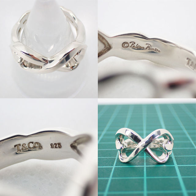 Tiffany & Co.(ティファニー)のティファニー SV925 ダブルラビングハート リング 8号[g706-5］ レディースのアクセサリー(リング(指輪))の商品写真