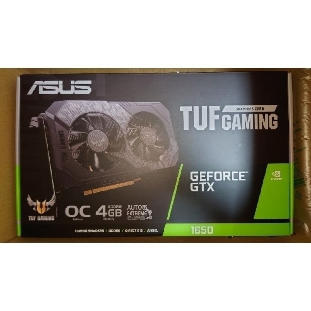 ASUS(エイスース)のASUS NVIDIA GeForce GTX 1650 4GB GAMING スマホ/家電/カメラのPC/タブレット(PCパーツ)の商品写真