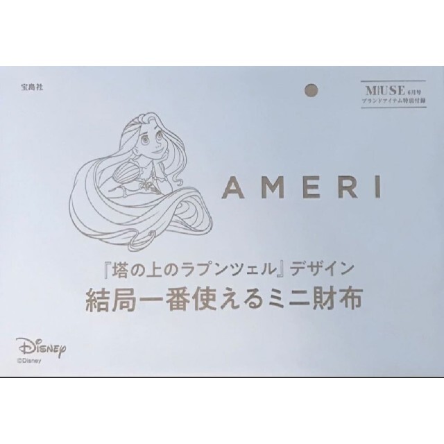 Ameri VINTAGE(アメリヴィンテージ)のAMERI アメリヴィンテージ　ミニお財布　『塔の上のラプンツェル』　未開封 レディースのファッション小物(財布)の商品写真