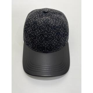 ロエベ(LOEWE)のLOEWE キャップ　帽子　ブラック　新品　アナグラム(キャップ)