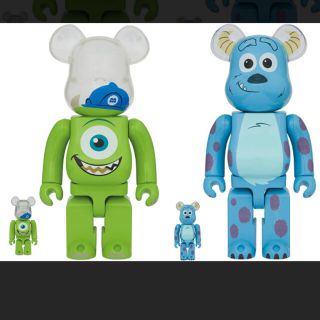 MEDICOM TOY - 未開封 BE@RBRICK 400%×100% マイク サリー 2点セットの