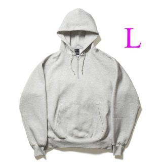 ワンエルディーケーセレクト(1LDK SELECT)のダイワピア39 22AW HALF ZIP SWEAT SHIRTS グレー L(パーカー)