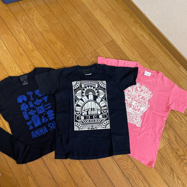 ANNA SUI(アナスイ)のアナスイ　　Tシャツ2枚、長袖Tシャツ1枚 レディースのトップス(Tシャツ(半袖/袖なし))の商品写真