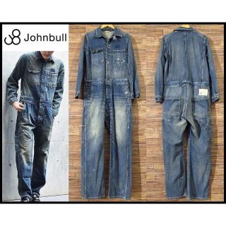 ジョンブル(JOHNBULL)の美品 ジョンブル 11409 USED ペンキ 加工 デニム オールインワン M(サロペット/オーバーオール)