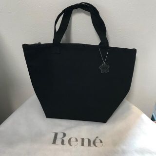 ルネ(René)のReneルネ★保冷トートバッグ★ブラック★未使用新品(トートバッグ)