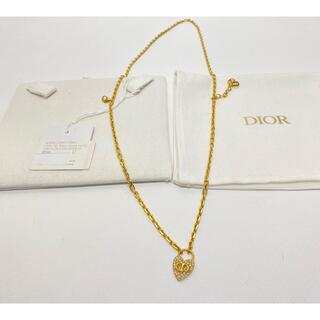 クリスチャンディオール(Christian Dior)のDior ネックレス　ディオール　ハート　新品未使用(ネックレス)