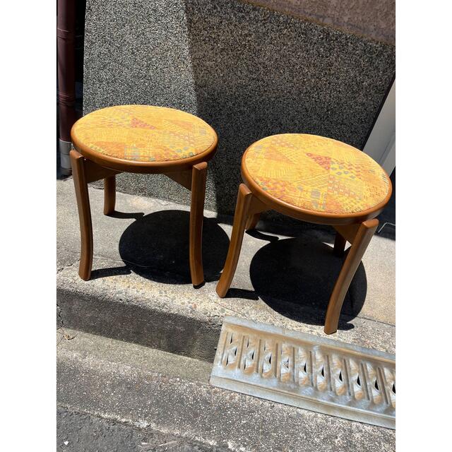 完成品 CONDE HOUSE カンディハウス スツール 二脚 美品寄り✨ 最安値