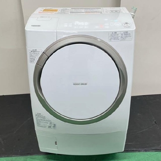 トウシバ(東芝)のドラム式洗濯機　東芝　タッチパネル式　ホワイトデザイン　マジックドラム(洗濯機)