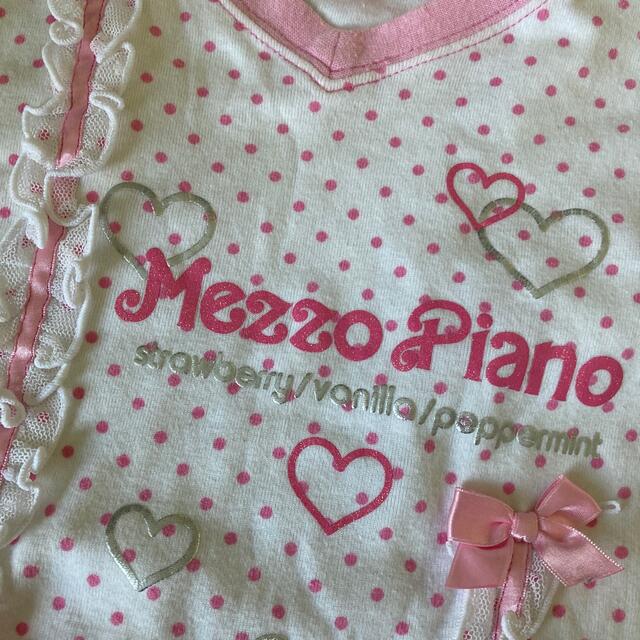 mezzo piano(メゾピアノ)のメゾピアノ！ノースリーブトップス！135 キッズ/ベビー/マタニティのキッズ服女の子用(90cm~)(Tシャツ/カットソー)の商品写真