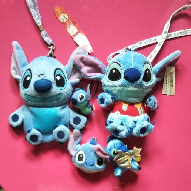 STITCH(スティッチ)のステッチ 5セット エンタメ/ホビーのおもちゃ/ぬいぐるみ(キャラクターグッズ)の商品写真