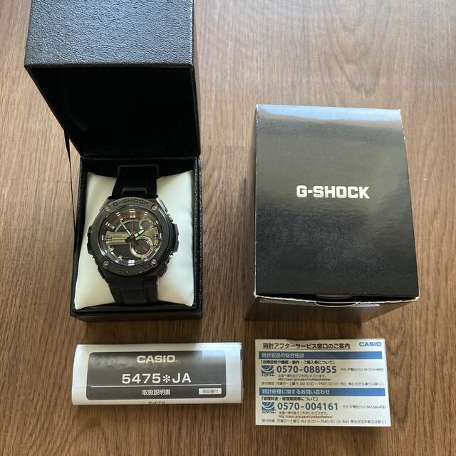 G-SHOCK(ジーショック)の【日本未販売】カシオG-SHOCK/Gスチール/GST-210B-1AJF  メンズの時計(腕時計(デジタル))の商品写真