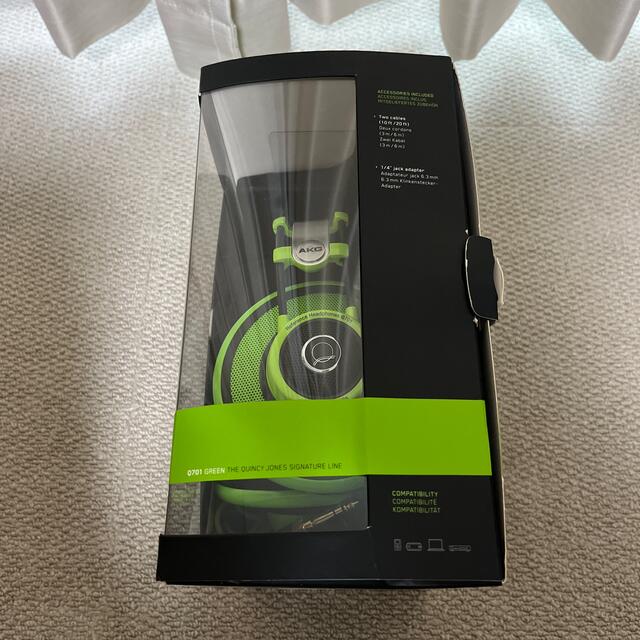 ヘッドホン　AKG Q701 GREEN