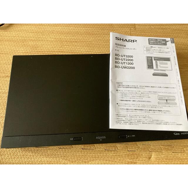 SHARP AQUOS ブルーレイ BD-UT1200 SHARP AQUOS ブルーレイ BD-UT1200
