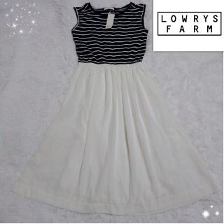 ローリーズファーム(LOWRYS FARM)の【新品】LOWRYS FARM ローリーズファーム ドッキング ワンピース(ロングワンピース/マキシワンピース)