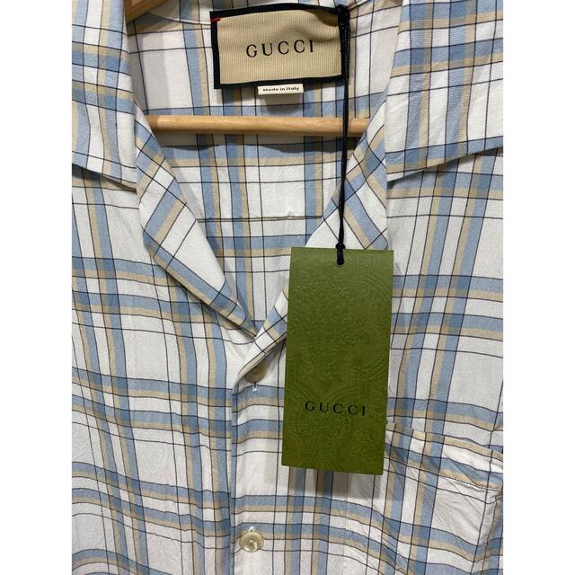 Gucci - GUCCI グッチ ストライプ シャツ 半袖 新作の通販 by 0079's 