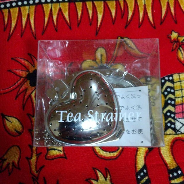 Tea Strainer ハート インテリア/住まい/日用品のキッチン/食器(調理道具/製菓道具)の商品写真