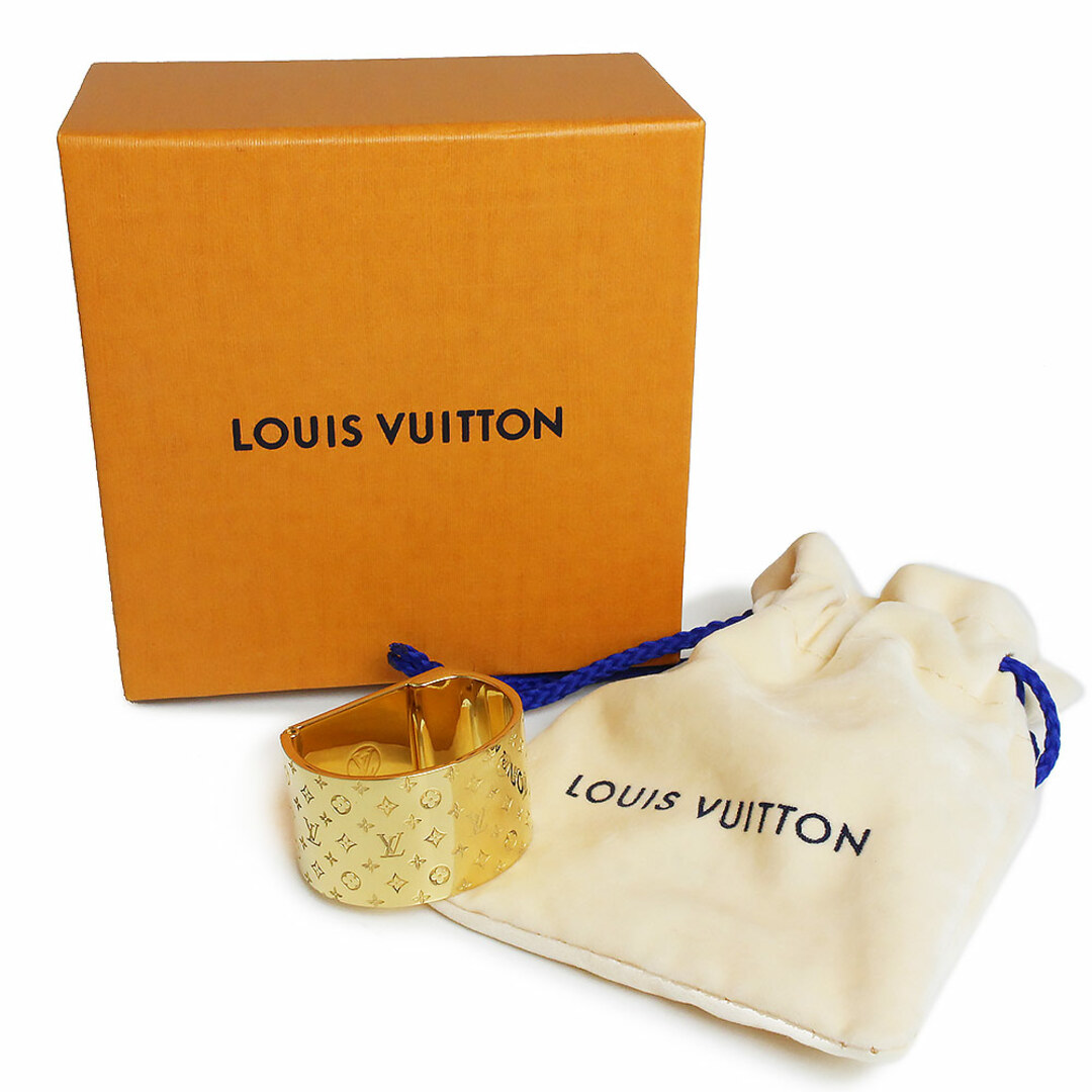 ルイ ヴィトン  テキスタイル ブローチ ナノグラム モノグラム スカーフリング ゴールド M00226 箱付  LOUIS VUITTON（新品・未使用品）注意事項