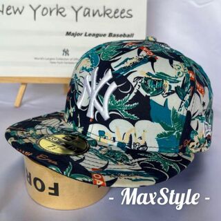 ニューエラー(NEW ERA)の【NEWERA】 古着 ニューエラ キャップ 帽子 刺繍 ニューヨーク ハワイ(キャップ)