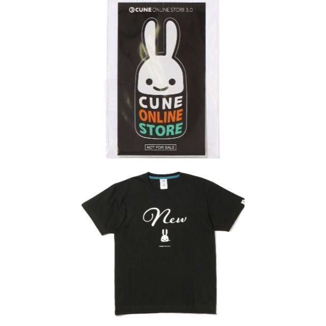 CUNE(キューン)のステッカー付新品 cune キューン うさぎ オンライン改定記念　Tシャツ XL メンズのトップス(Tシャツ/カットソー(半袖/袖なし))の商品写真