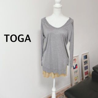 トーガ(TOGA)の【更にお値下げ】TOGA トーガ 変形カットソー シルク100%(カットソー(長袖/七分))