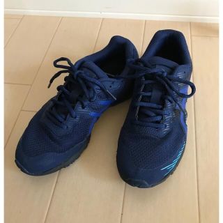 アシックス(asics)のasics LAZER BEAM ネイビー 24.0cm(スニーカー)