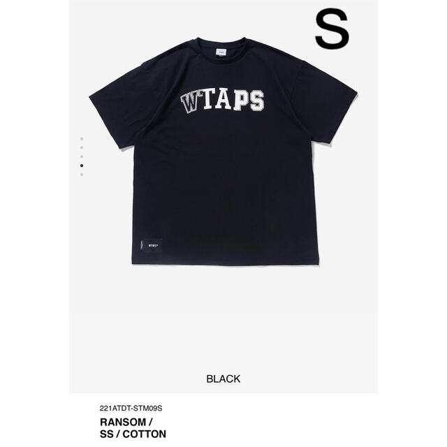 W)taps(ダブルタップス)の22SS WTAPS RANSOM SS COTTON BLACK S メンズのトップス(Tシャツ/カットソー(半袖/袖なし))の商品写真