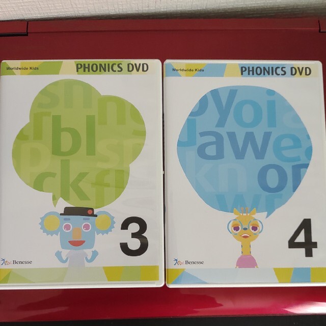 ワールドワイドキッズ フォニックス PHONICS DVD 3+4 - アイドル