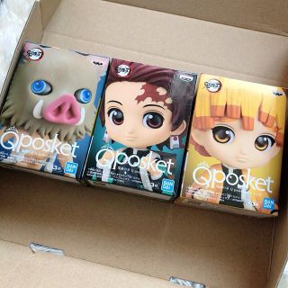 新品未使用未開封　鬼滅の刃　Qposket vol.6  かまぼこ隊　3種セット(キャラクターグッズ)