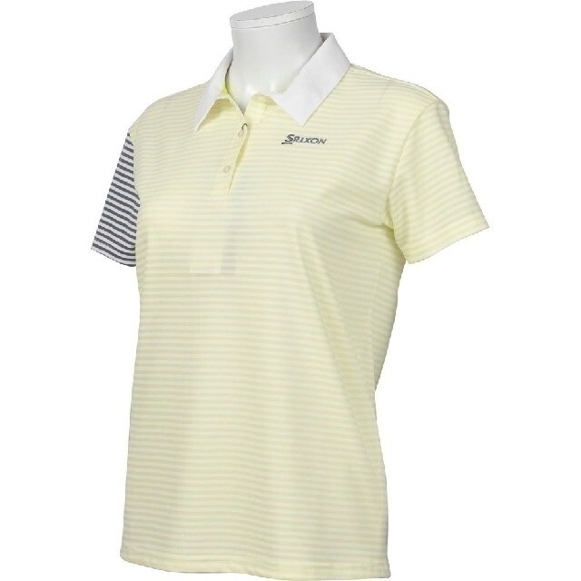 Srixon(スリクソン)の新品 黄 L デサント srixon golf シャツ ウェア プロ使用モデル スポーツ/アウトドアのゴルフ(ウエア)の商品写真