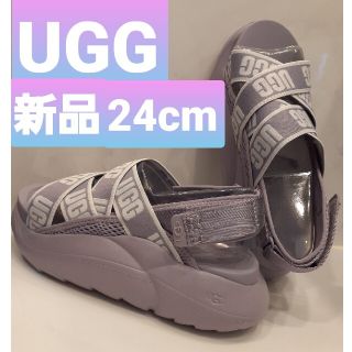 アグ(UGG)の【さやか様専用】UGG スポーツサンダル　新品　24CM(サンダル)