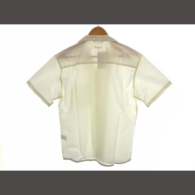 ABAHOUSE(アバハウス)のアバハウス ABAHOUSE 圧着オープンカラーシャツ 無地 開襟 白 48 メンズのトップス(シャツ)の商品写真