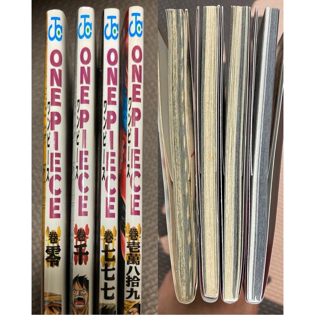 ONE PIECE(ワンピース)の♪送料無料♪ 美品　ONE PIECE   1～102巻 全巻　＋特典4冊セット エンタメ/ホビーの漫画(全巻セット)の商品写真