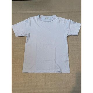 マーガレットハウエル(MARGARET HOWELL)のマーガレットハウエル　MHL サックス　水色　tシャツ M(Tシャツ/カットソー(半袖/袖なし))