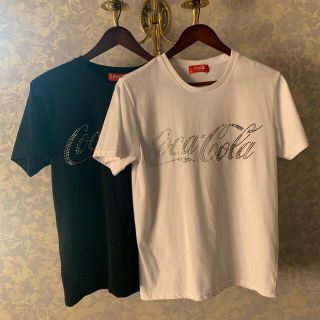 ☆パリピ ラインストーン コーラ Tシャツ 黒 白 セット M☆(Tシャツ/カットソー(半袖/袖なし))