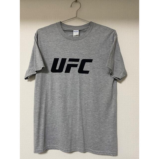 【一点限定】UFC フロントロゴTシャツ　灰　グレー　S メンズのトップス(Tシャツ/カットソー(半袖/袖なし))の商品写真