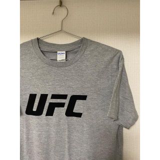 【一点限定】UFC フロントロゴTシャツ　灰　グレー　S(Tシャツ/カットソー(半袖/袖なし))