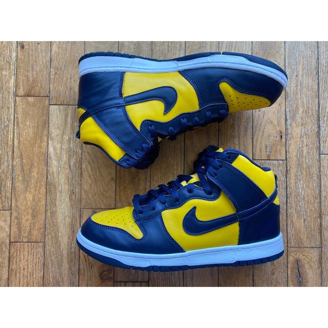 Nike Dunk High "Michigan" ミシガンスニーカー