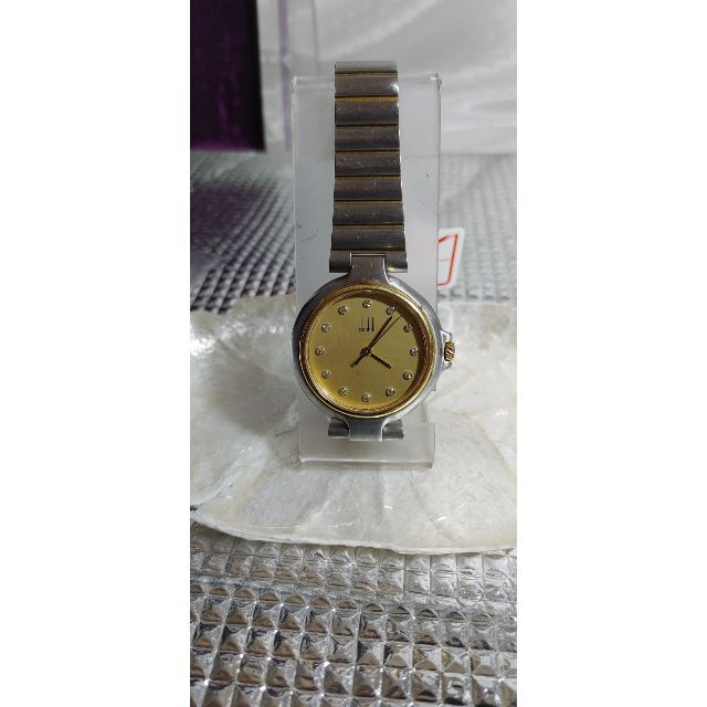 ☆ダンヒル☆ミレニアム☆12ポイントレディース腕時計☆USED品(中古