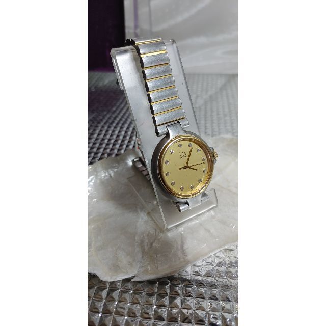 ☆ダンヒル☆ミレニアム☆12ポイントレディース腕時計☆USED品(中古