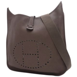 エルメス(Hermes)のエルメスショルダーバッグ エブリン3TGM トリヨンクレマンス パラジウム金具 カフェ ダークブラウン焦げ茶 40802030936(ショルダーバッグ)