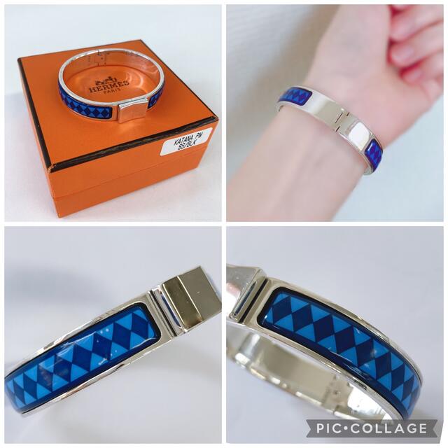 HERMES - ☆希少 箱付き エルメス エマイユ 七宝焼き バングル HERMES - ☆希少 箱付き エルメス エマイユ 七宝焼き バングル