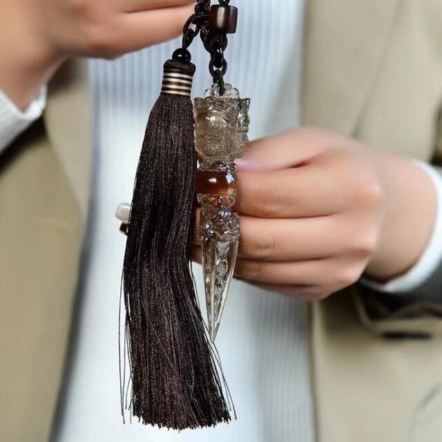 レッド系 ⭐︎【天然】スモーキークォーツ 置物 41.7g - 通販